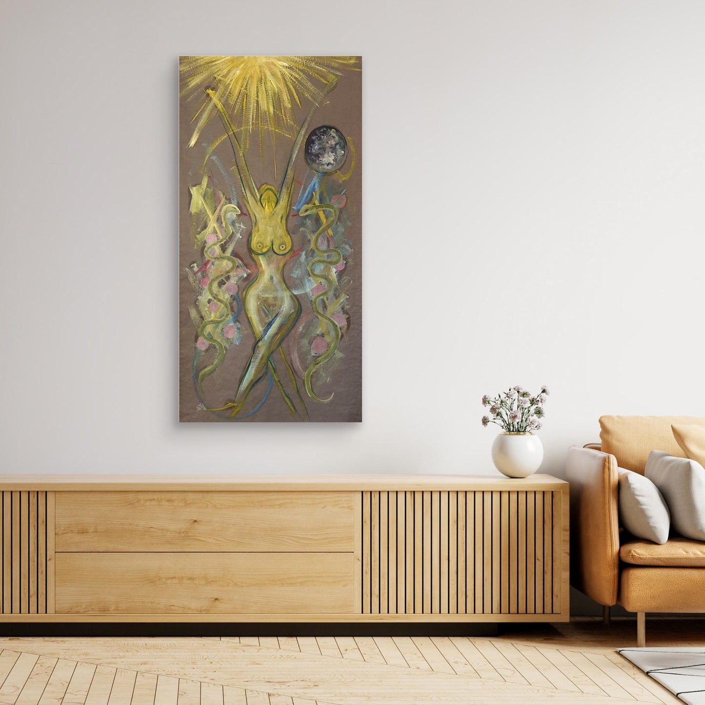 Yaas Female Figure Art Oil Painting Canvas print
