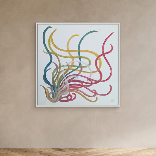 "Untitled" (Squig) [Canvas Print] Acrylic Painting