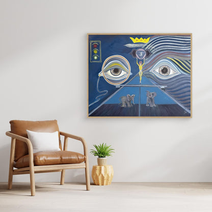 “Full Speed Ahead” ✧ Eye Art ✧ Canvas Print