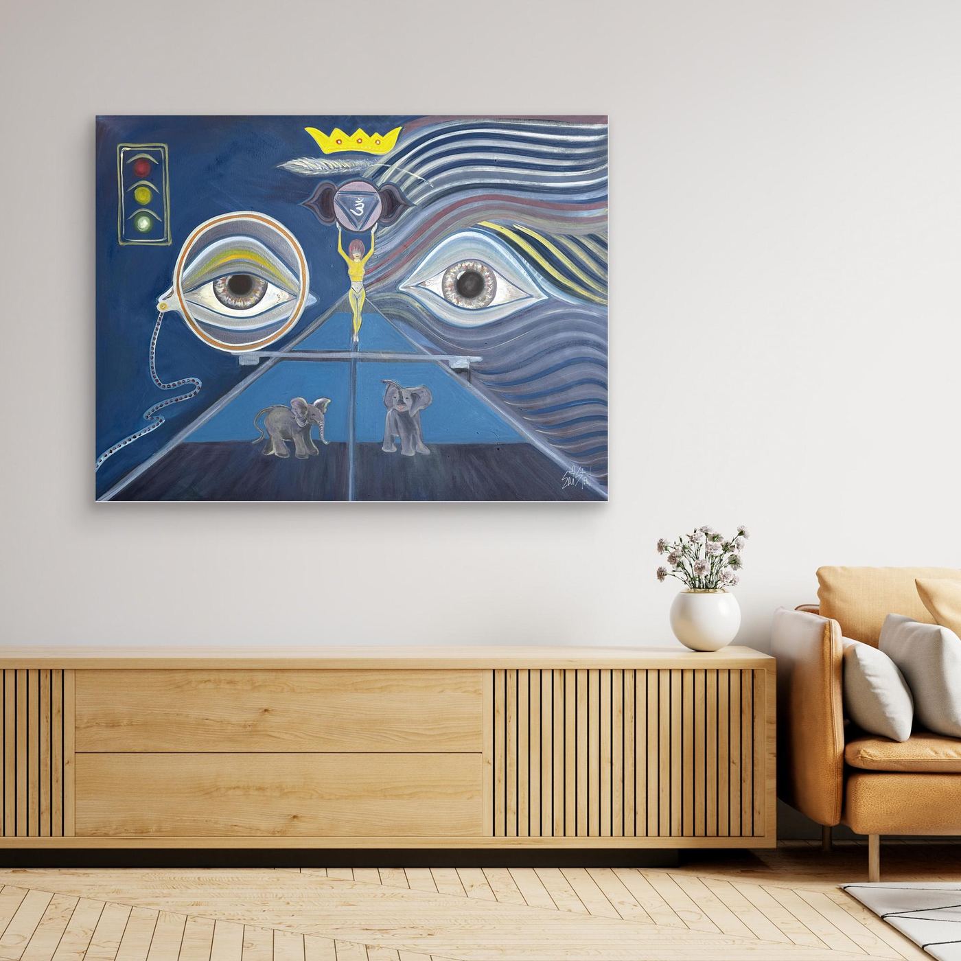 “Full Speed Ahead” ✧ Eye Art ✧ Canvas Print
