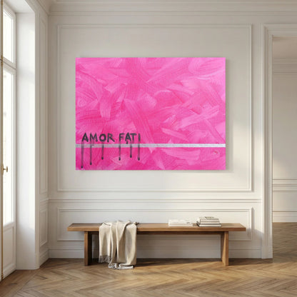 “Amor Fati” ✧ Conceptual Minimalism ✧ Canvas Print