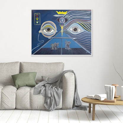 “Full Speed Ahead” ✧ Eye Art ✧ Canvas Print