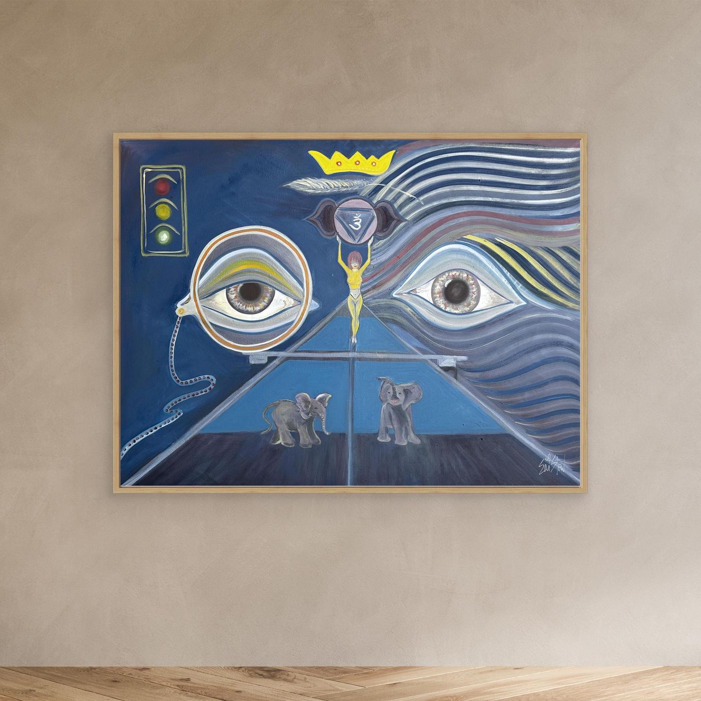 Full Speed Ahead” ✧ Eye Art ✧ Canvas Print – ArtoOpia