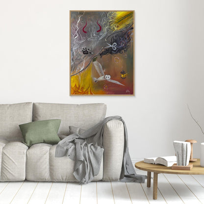 "Psychic Surgery” ✧ Surreal Dark Art ✧ Canvas Print