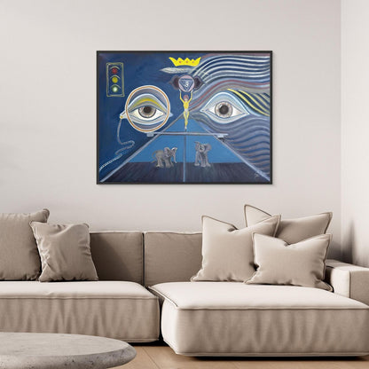 “Full Speed Ahead” ✧ Eye Art ✧ Canvas Print